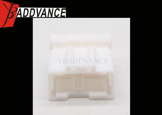 MG643016 Ket Automotive White Male Blade Wiring Connector 16 Pin 1123350-1