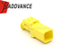 7C82-0651-70 Automotive Male Sealed Yellow Wire-to-Wire 2 Pin Connector Housing For Male Terminals