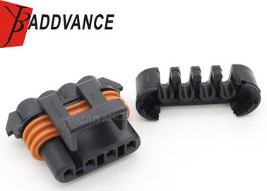 Black  Metri Pack 150 Connectors 4 Hole Female 12162144 Waterproof