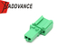 3C0973332C 2 Pin Male Green PA66 FEP Electrical Connector Housing For VW Audi Skoda