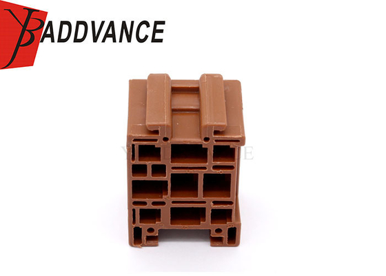 Factory Customization Brown Color 9 Pin Automotive Relay Connector With Terminals