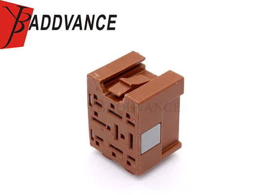 Factory Customization Brown Color 9 Pin Automotive Relay Connector With Terminals