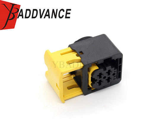 Electrical Waterproof PA66 GF30 4 Pin Female Black Color TE Connector 1-1418390-1