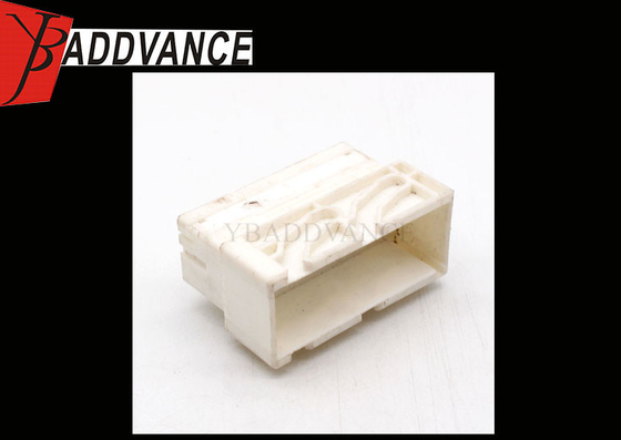 White Color 42 Way Plastic Electrical PBT Female Connector With Terminals For Cable