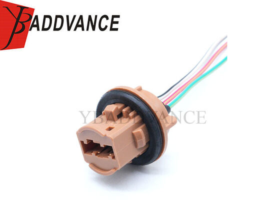 7443 T20 Light Bulb Socket Electric Plug Female Wiring Harness Adapter for Brake Turn Signal Reverse Tail Light