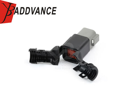 1011-235-0405 2-12 Pin Male DT Connector Tail Clip Set with Corrugated Pipe Fixed Harness Clip Protective Sheath