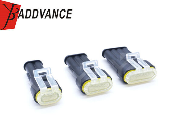 2/3/4 Pin Way PA66 AMP Superseal 1.5 Connector Blind Dust Cap Cover For 282104-1 282105-1 282106-1