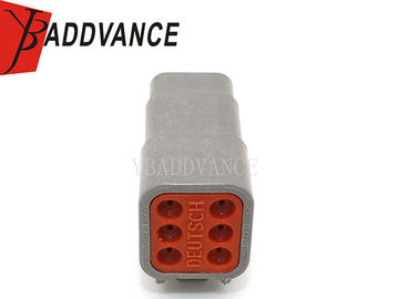 DTM06-6S ATM06-6S Deutsch Automotive Connectors 6 Way Female With Wedgelock / Terminals