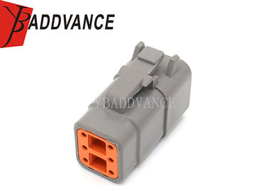 DTM06-6S ATM06-6S Deutsch Automotive Connectors 6 Way Female With Wedgelock / Terminals