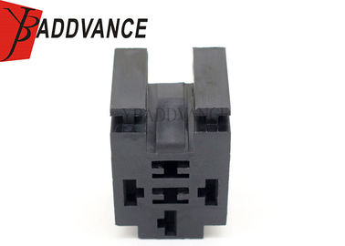 Black 6.3mm Universal 5 Pin Relay Socket Connection For Air Conditioning