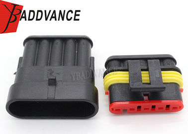 Male Female Tyco AMP Connectors Superseal 1.5 Sealed 282107-1  282089-1 5 Pin