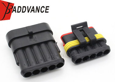 Male Female Tyco AMP Connectors Superseal 1.5 Sealed 282107-1  282089-1 5 Pin