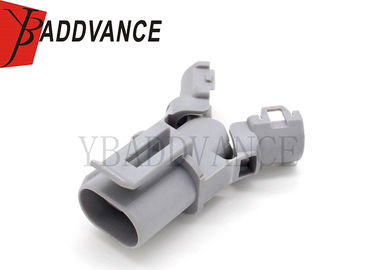 Electrical 2 Pin Female Connector Housing Grey Color Lightweight BC7026Y-2.8-21