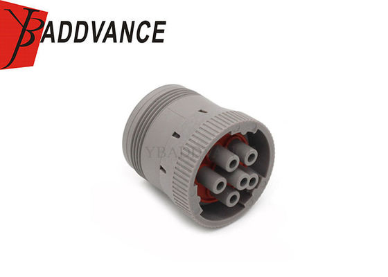 HD16-6-12S-B010 6 Pin Deutsch Dt Connector Female Grey Sealed HD10 Series