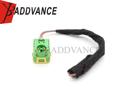 2 Pin Green  Airbag Connector Housing With Wire Accept OEM