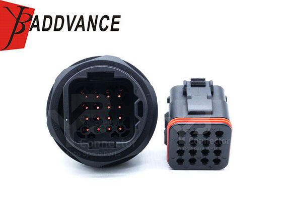 16-pins Ronde Flens ECU Itt Auto Elektrische Mannelijke Vrouwelijke Connector 132016-000 132016-001