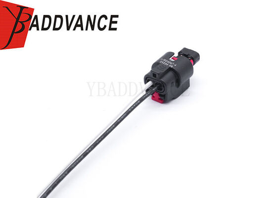 1-1924067-1 2 Pin Black Wire harnesses Connector met B66A2, CE2282, Tyco/AMP/TE Connectivity/AMP